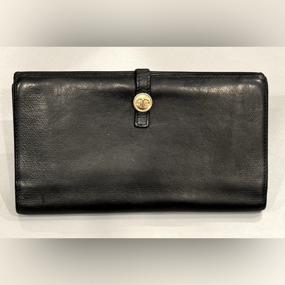 Chanel Interlocking CC Flap Logo Bifold Long Wallet - Picture 1 of 10